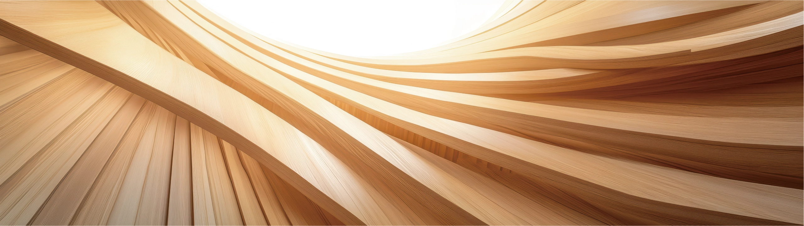 木の質感を想起させるビジュアル