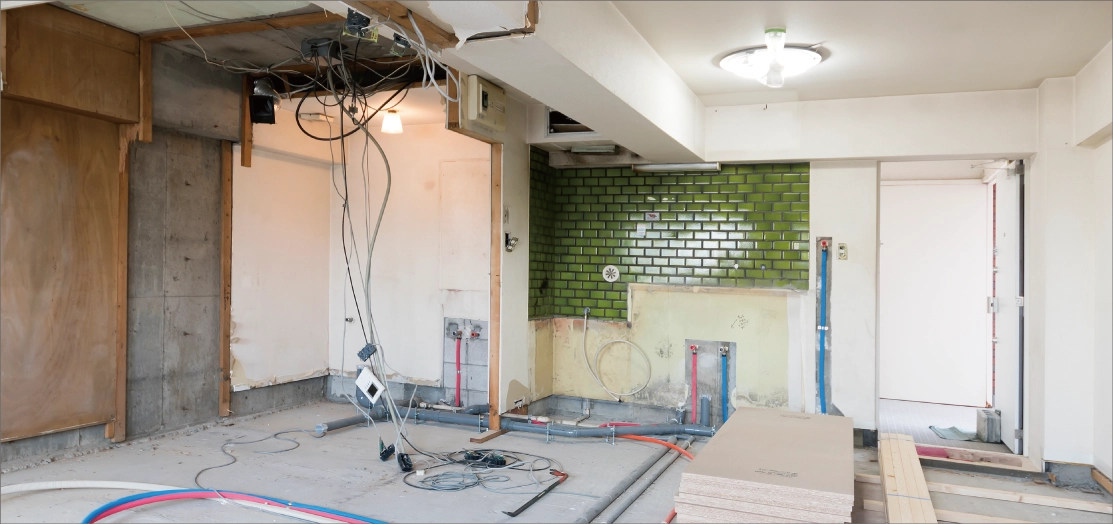 リノベーション工事の様子