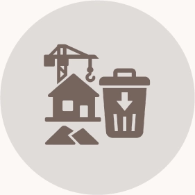 施工現場のゴミ削減活動 イメージ